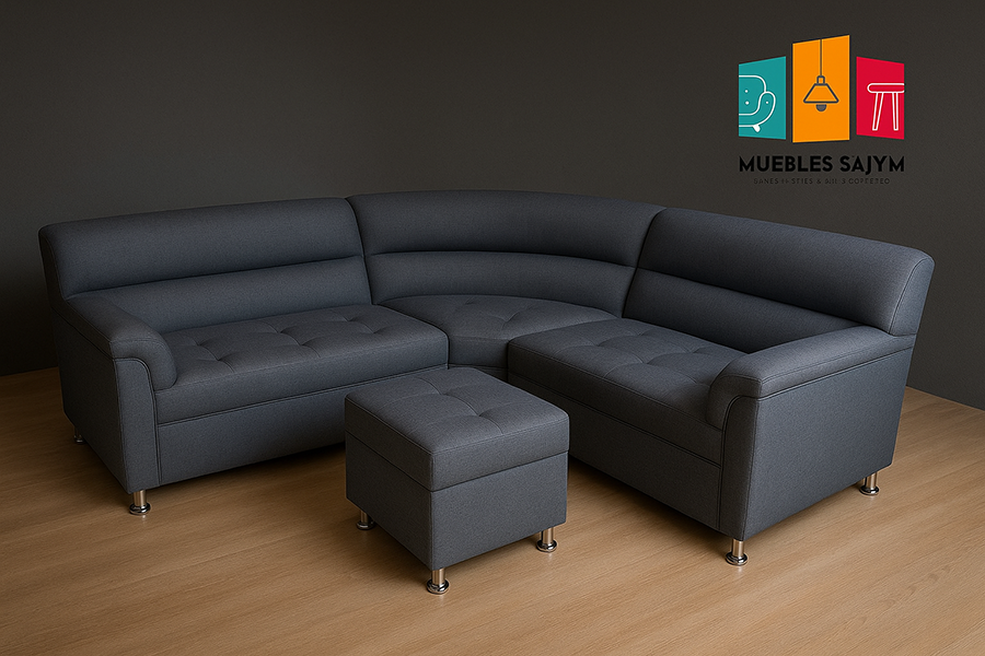 Sala riñonera esquinero curvo - Imagen 3